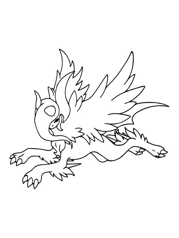 Pokemon Mega Evolution Coloring Pages 10