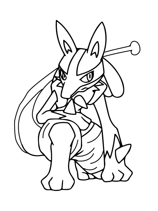 Pokemon Mega Evolution Coloring Pages 32