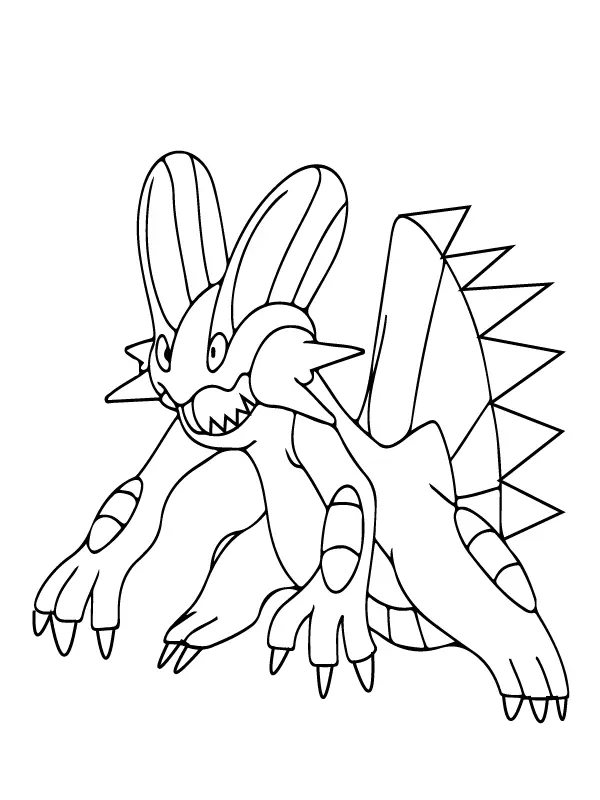 Pokemon Mega Evolution Coloring Pages