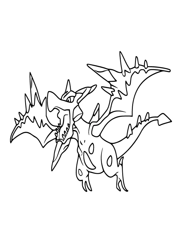 Pokemon Mega Evolution Coloring Pages 5