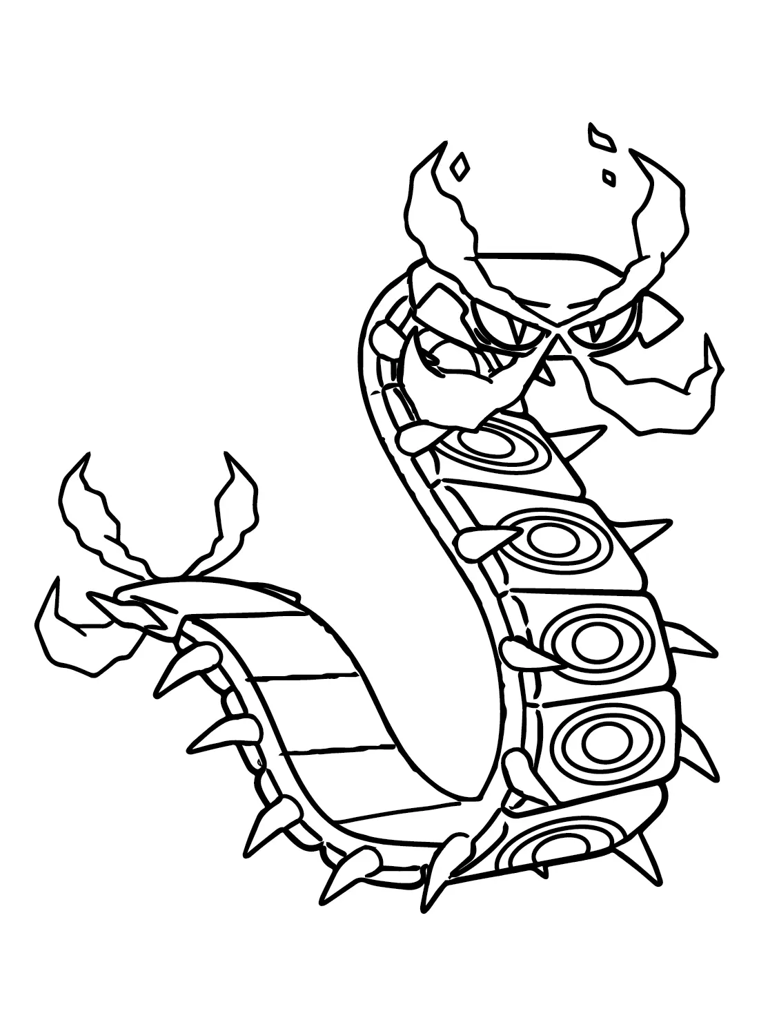 Sizzlipede Coloring Pages 1