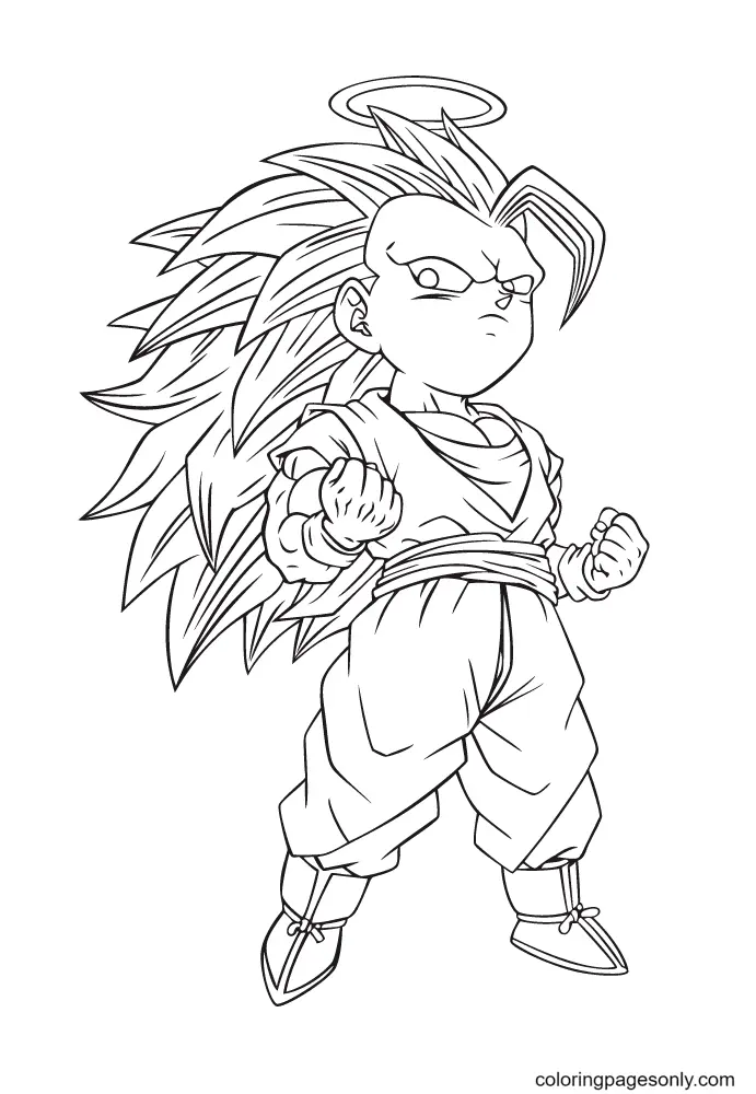 Son Goku Coloring Pages 56