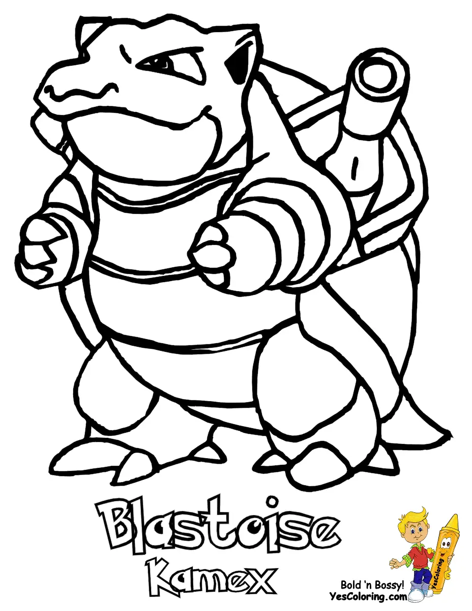 Squirtle Coloring Pages 15