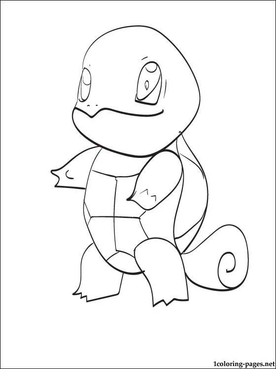 Squirtle Coloring Pages 41