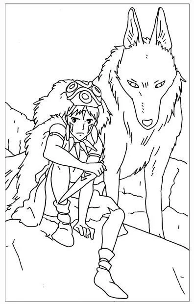 Studio Ghibli Coloring Pages 4