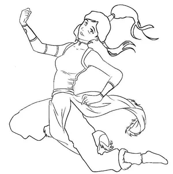 The Legend of Korra Coloring Pages 18