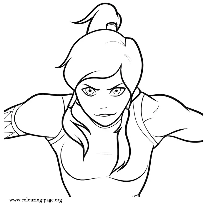 The Legend of Korra Coloring Pages 2