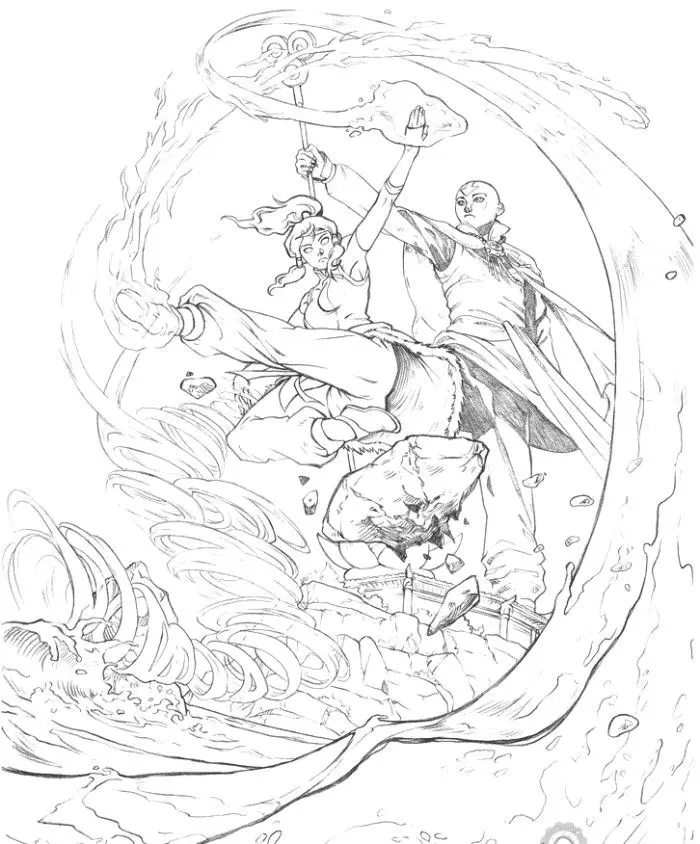 The Legend of Korra Coloring Pages 25