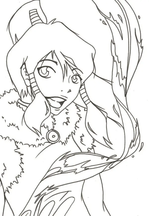 The Legend of Korra Coloring Pages 26