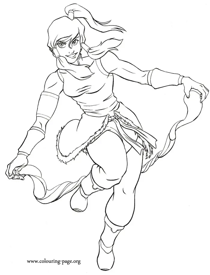 The Legend of Korra Coloring Pages 32