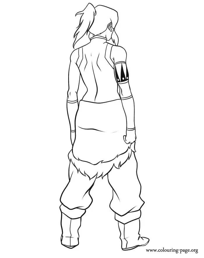 The Legend of Korra Coloring Pages 36