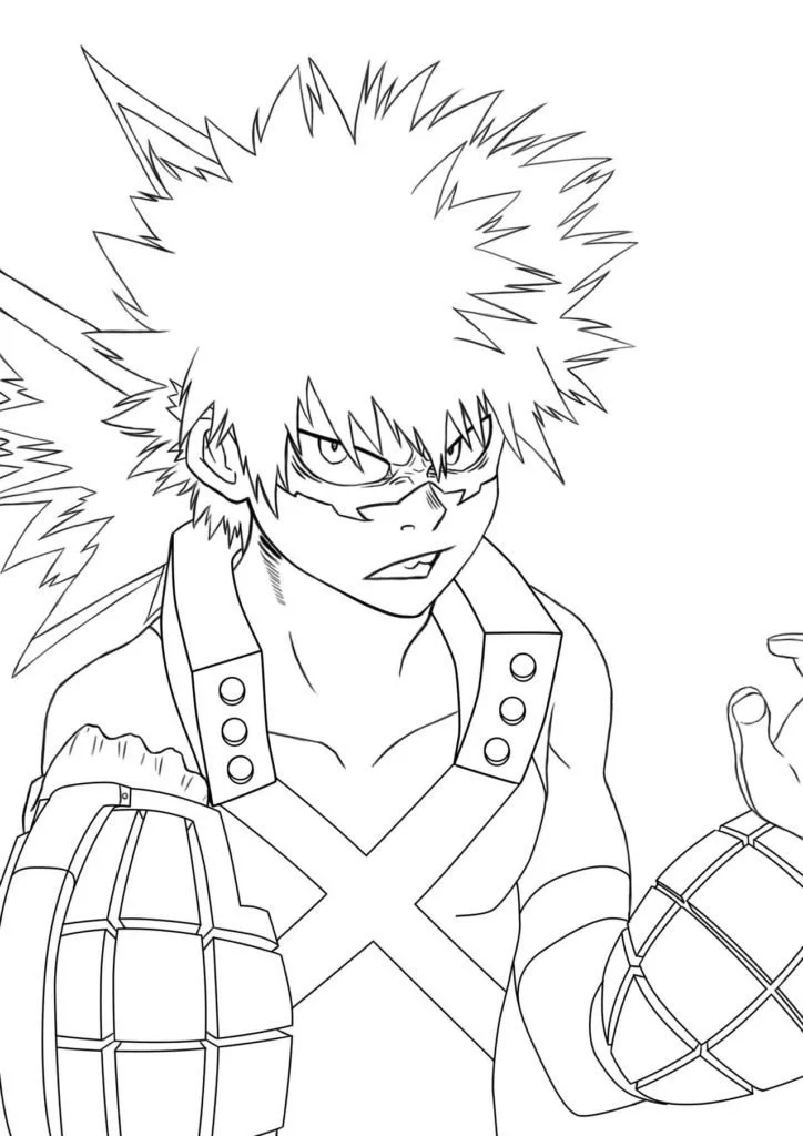 Todoroki Coloring Pages 10