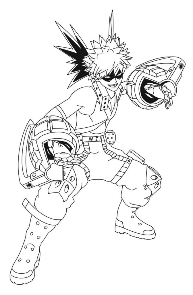 Todoroki Coloring Pages 21