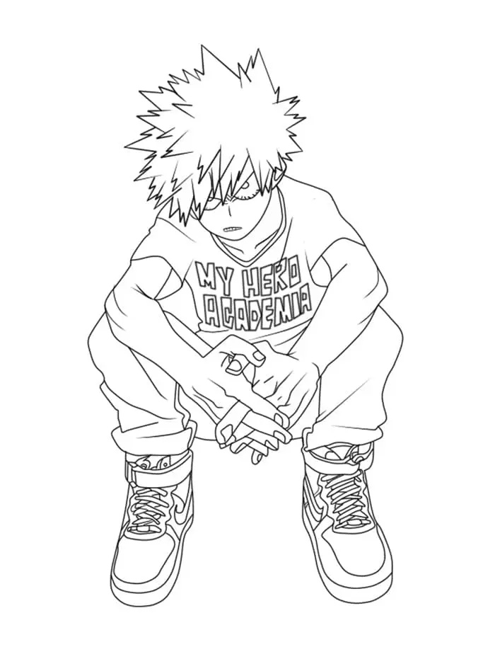 Todoroki Coloring Pages 35