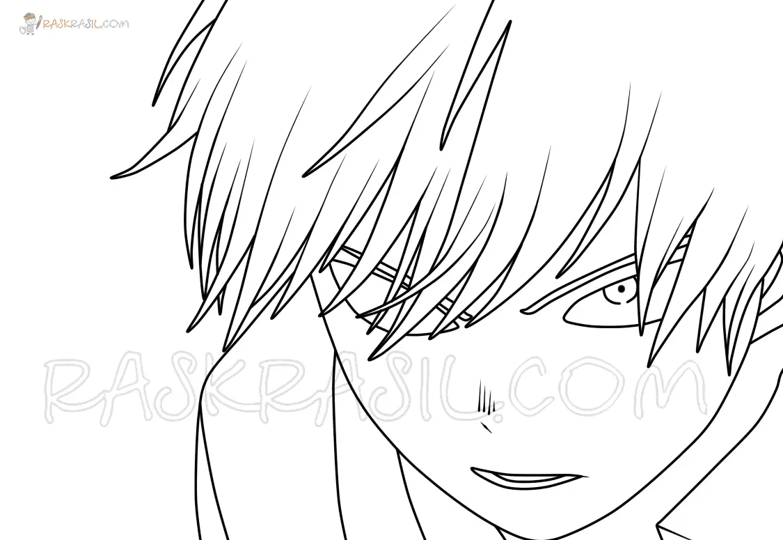 Todoroki Coloring Pages 54