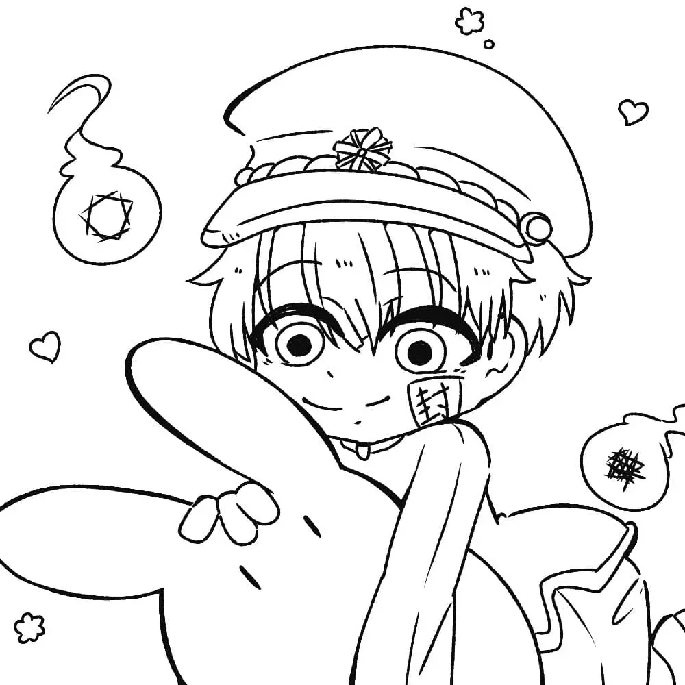 Toilet Bound Hanako Kun Coloring Pages 27