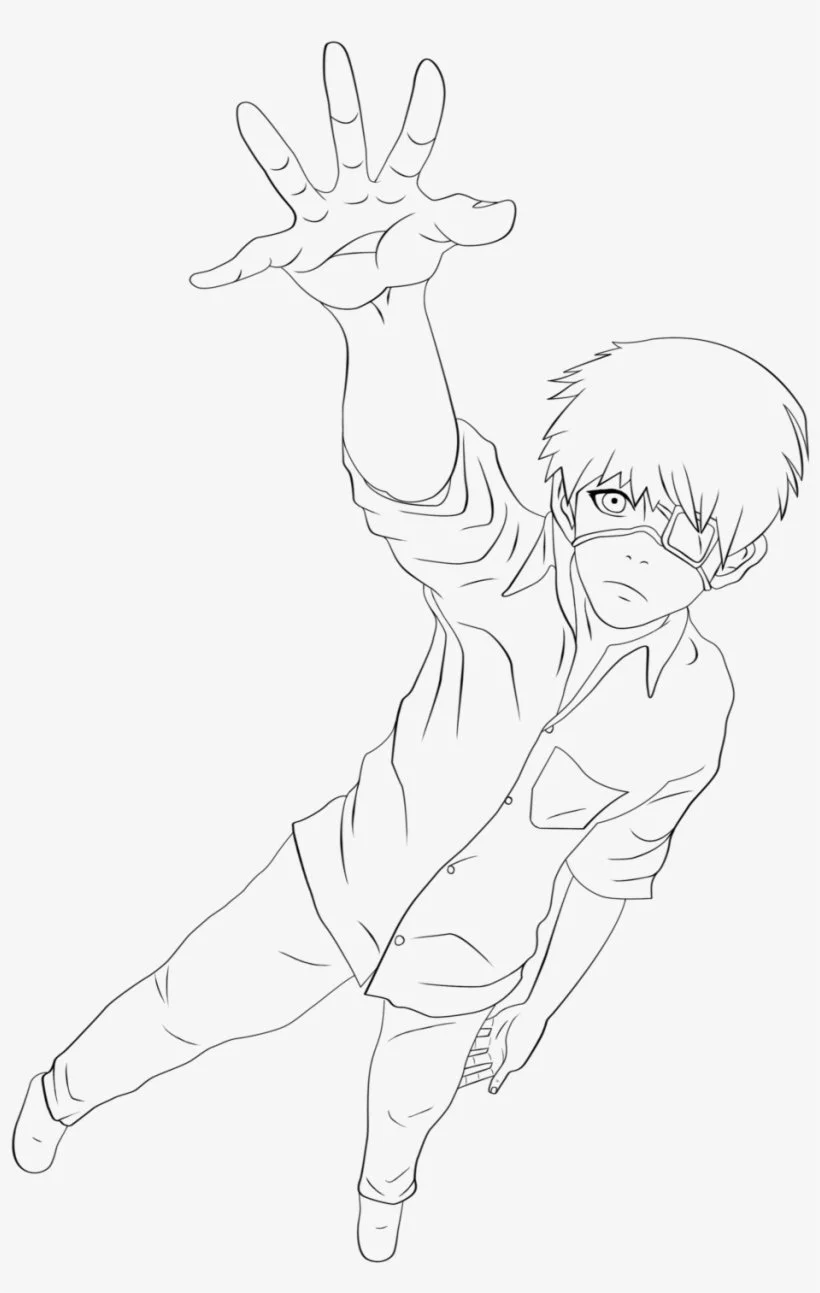 Tokyo Ghoul Coloring Pages 4