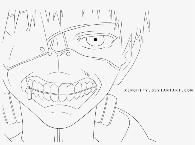 Tokyo Ghoul Coloring Pages 8