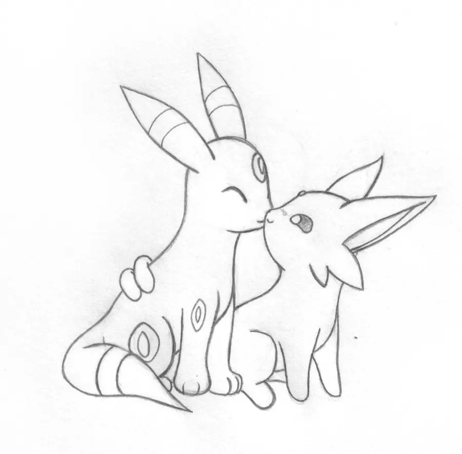 Umbreon Coloring Pages 15