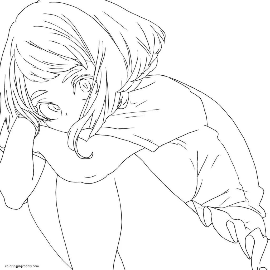 Uraraka Coloring Pages 58