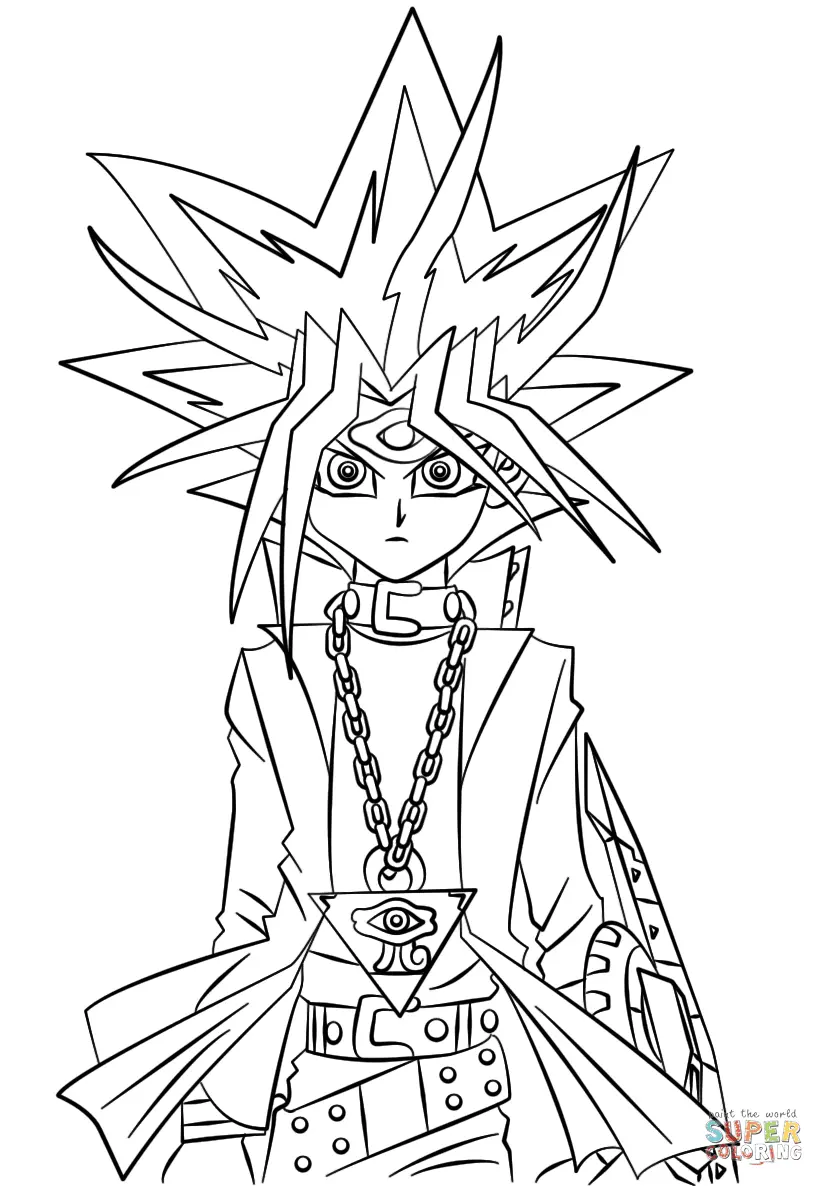 Yu Gi Oh Coloring Pages 53